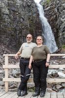 Schweden - Njupeskär Wasserfall