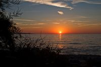 Korsika - Sonnenuntergang am Mittelmeer